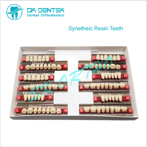 Dental Lab Synthetic Acylic Resin Teeth Polymer False Teeth